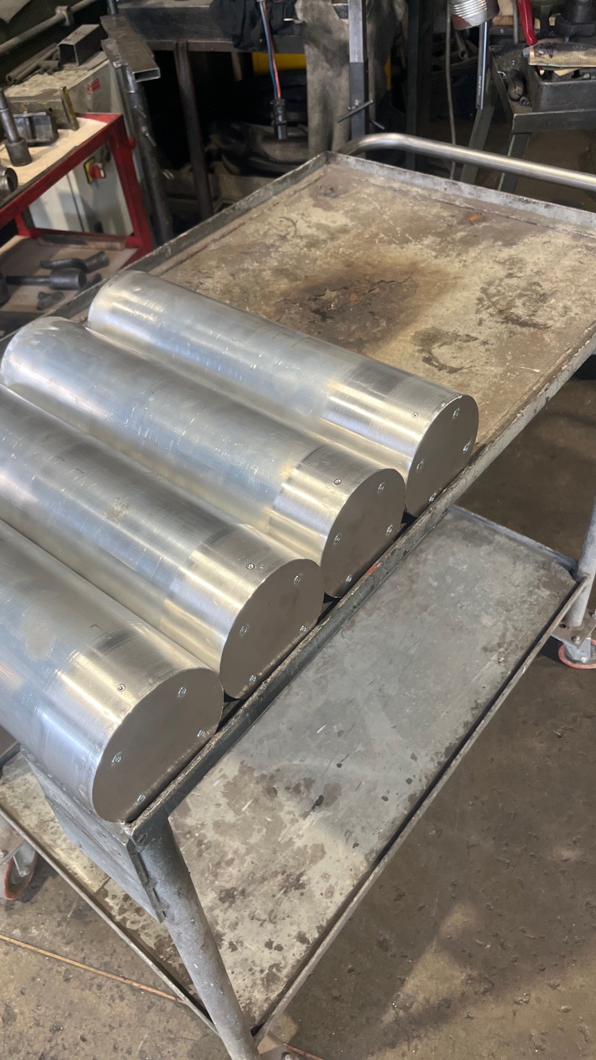 iso300 aluminium stool legs